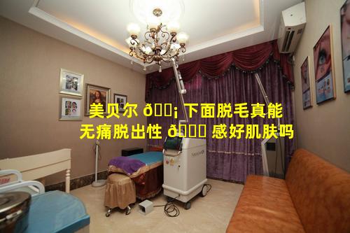 美贝尔 🐡 下面脱毛真能无痛脱出性 🐘 感好肌肤吗